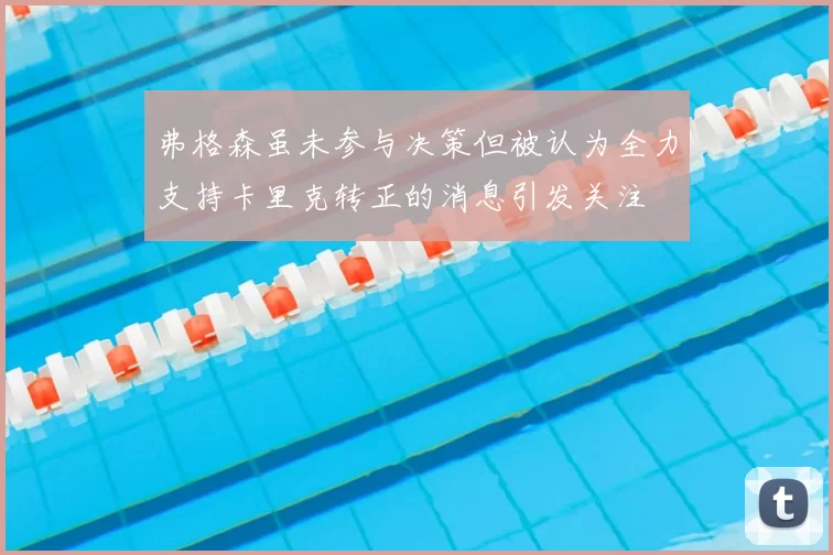 弗格森虽未参与决策但被认为全力支持卡里克转正的消息引发关注