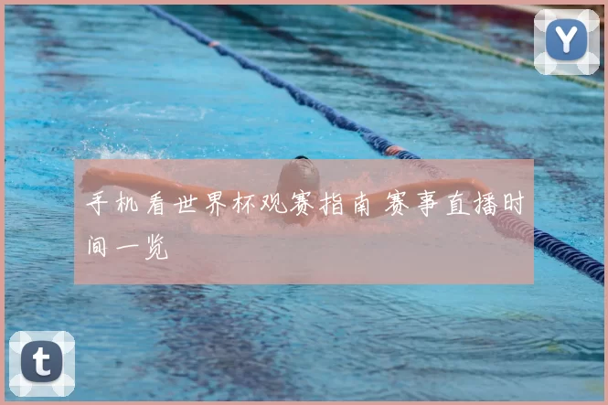 手机看世界杯观赛指南 赛事直播时间一览